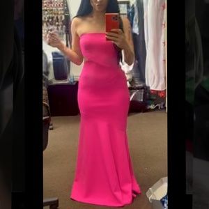 Magenta Mermaid Gown